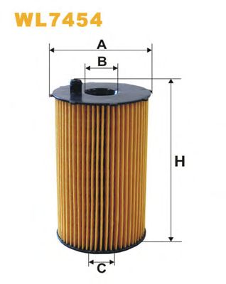 WIX FILTERS wl7454 -  Фильтр масляный двигателя